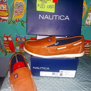 New in box, boys Nautica shoes, size 4M